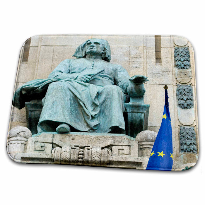 Dish Drying Mat - Liszt Ferenc Music Academy statue, Budapest Hungary - EU13 THA0003 - Tom Haseltine Statues