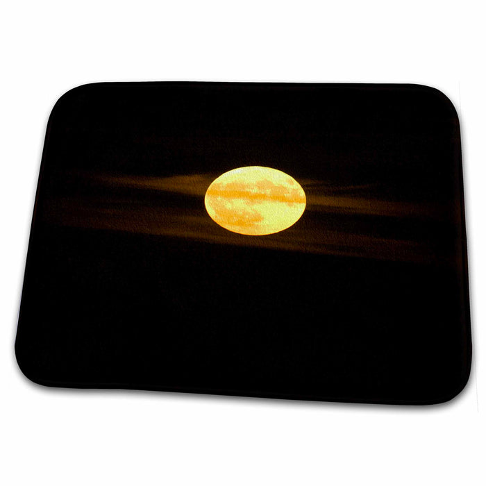 Dish Drying Mat - Full moon, Budapest, Capital of Hungary - EU13 THA0066 - Tom Haseltine Moons