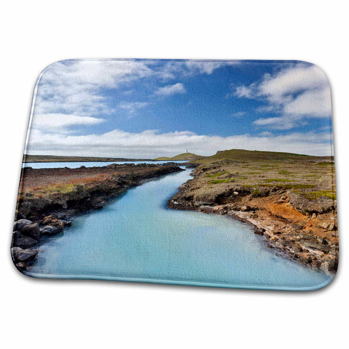 Dish Drying Mat - Blue Lagoon, Iceland - EU14 AJE0075 - Adam Jones Iceland