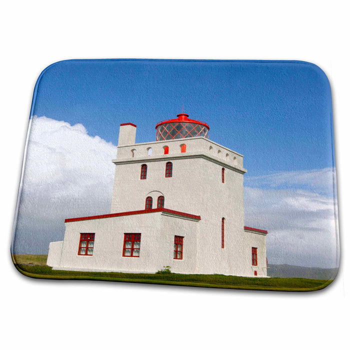 Dish Drying Mat - Iceland, Vik, Dyrholaey Light, Lighthouse - EU14 LEN0107 - Lisa S. Engelbrecht Lighthouses