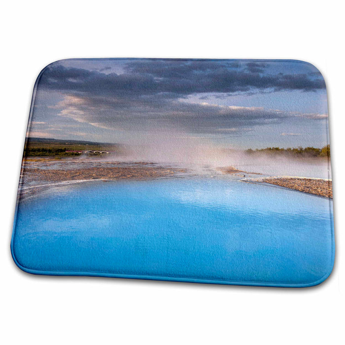 Dish Drying Mat - Iceland, Geysir, Thermal pool of Strokkur Geyser - EU14 PSO0000 - Paul Souders Iceland