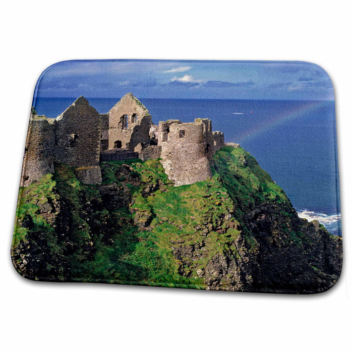 Dish Drying Mat - Rainbow, Dunluce Castle, Antrim, No. Ireland - EU15 RER0003 - Ric Ergenbright Castles