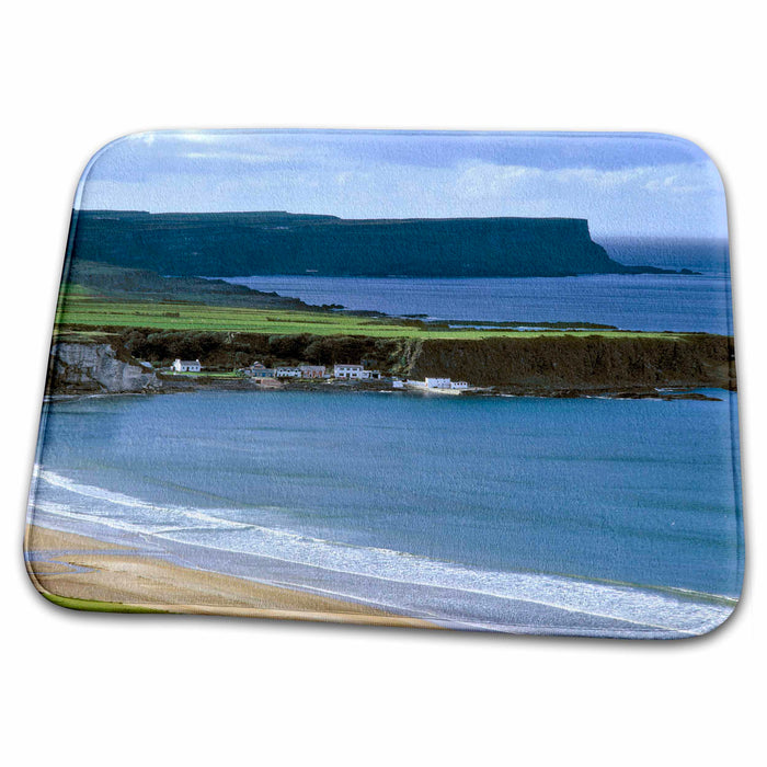 Dish Drying Mat - No. Ireland, Antrim, Bradden, Whitepark Bay beach - EU15 RER0013 - Ric Ergenbright Beaches