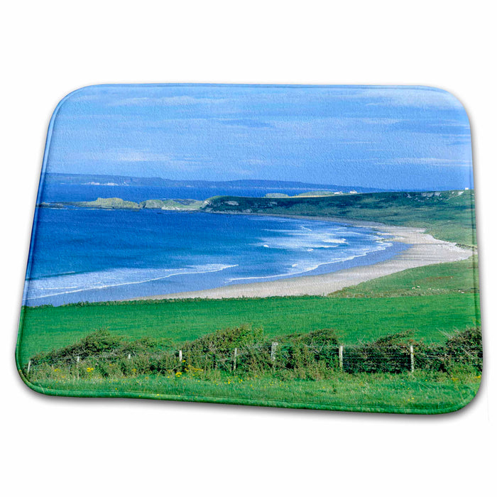 Dish Drying Mat - No. Ireland, Antrim, Bradden, Whitepark Bay beach - EU15 RER0018 - Ric Ergenbright Beaches