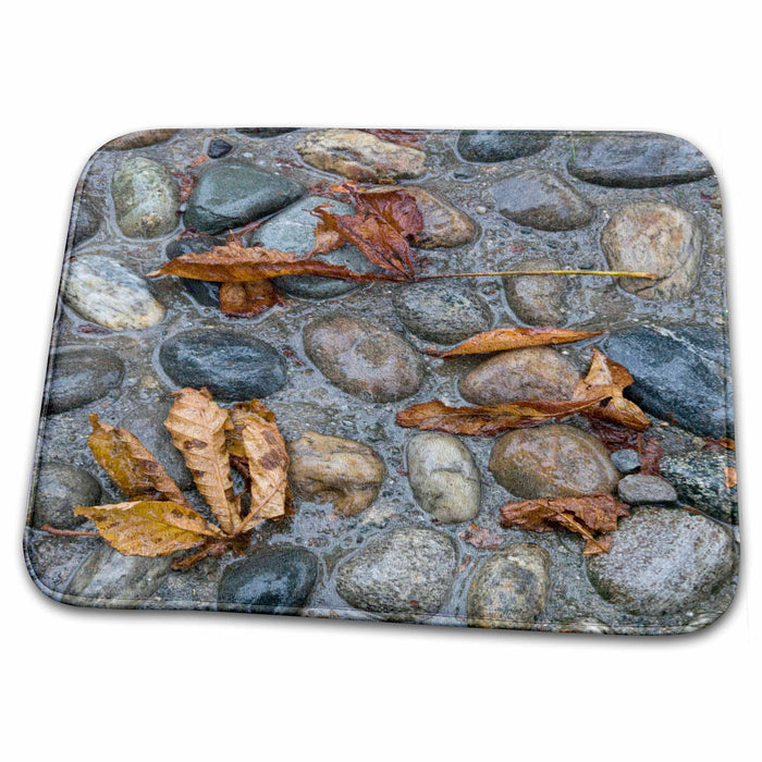 Dish Drying Mat - Italy, Piedmont, Lago Maggiore, stone path - EU16 AJN0046 - Alison Jones Paths