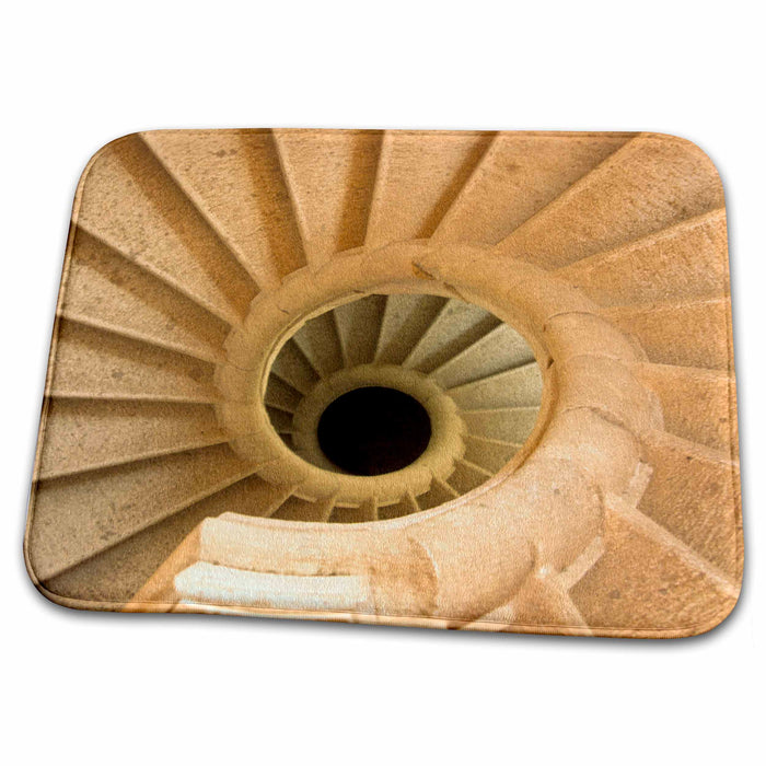 Dish Drying Mat - Italy Campania, Carthusian monastery, Staircase - EU16 AJN0139 - Alison Jones Spiral Staircases