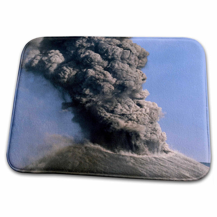 Dish Drying Mat - Mt. Etna volano vent, Sicily, Italy - EU16 AWO0014 - Art Wolfe Volcanos