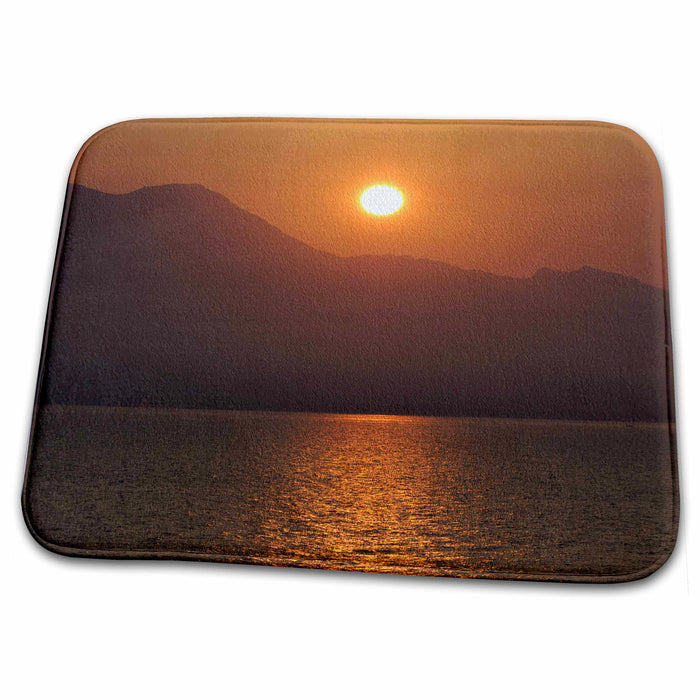 Dish Drying Mat - Italy, Ligurian Sea, Cinque Terre, sunrise - EU16 CMI0221 - Cindy Miller Hopkins Sunrises