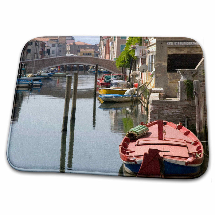 Dish Drying Mat - Canal, Chioggia, Venetia, Italy - EU16 DBN0141 - David Barnes Canals