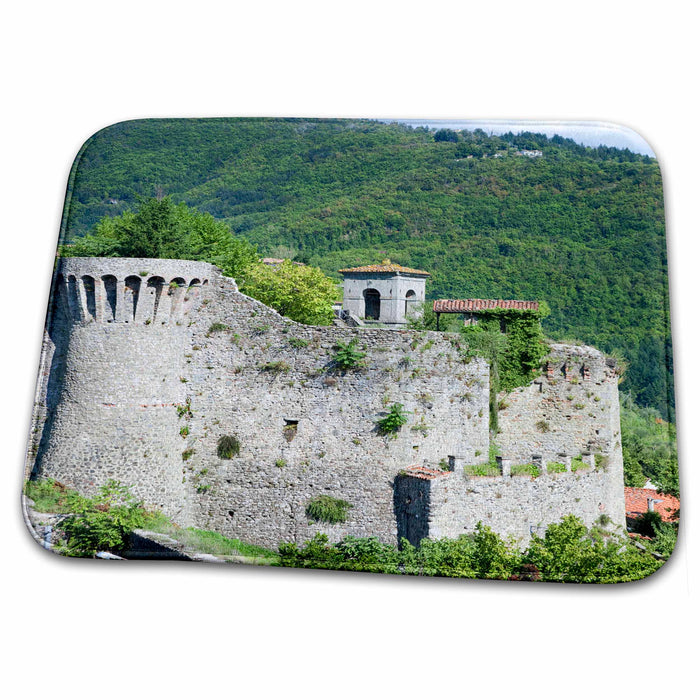 Dish Drying Mat - Castle, Castelnuovo di Garfagnana, Tuscany, Italy - EU16 IST0017 - Inti St. Clair Castles