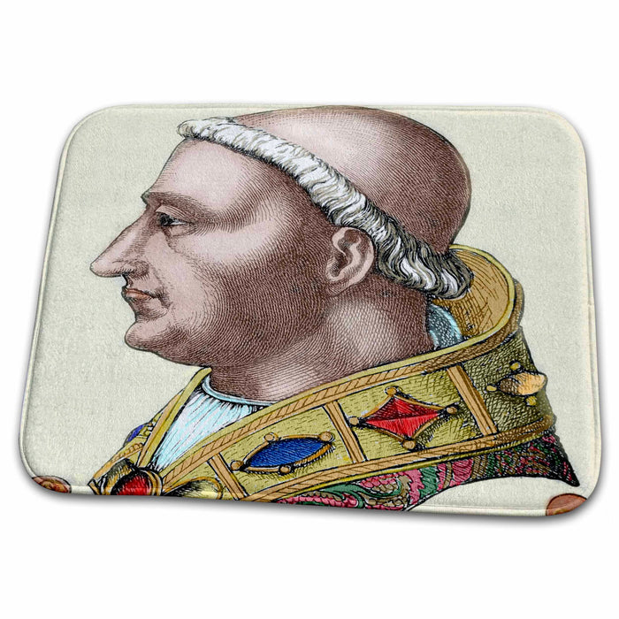 Dish Drying Mat - Clement VII, Michelangelo, Sistine Chapel, Italy - EU16 PRI0087 - Prisma Paintings