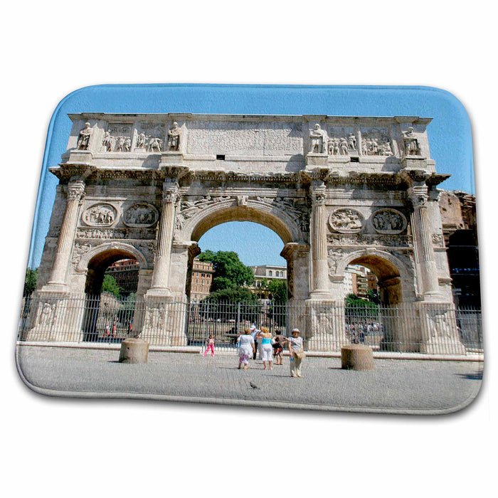 Dish Drying Mat - Arch of Constantine, Triumphal arch, Rome Italy - EU16 PRI0107 - Prisma Rome