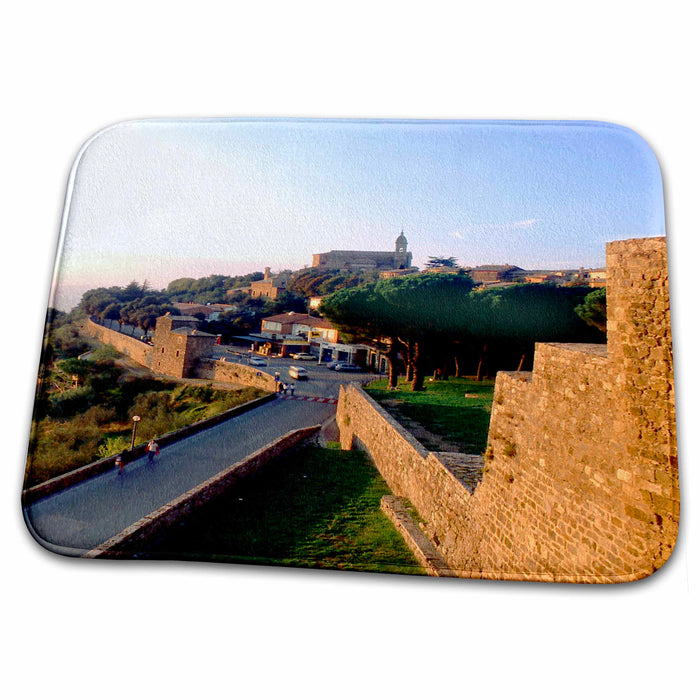 Dish Drying Mat - Dusk, Montalcino, Italy, Brunello grape - EU16 RDU0013 - Richard Duval Italy