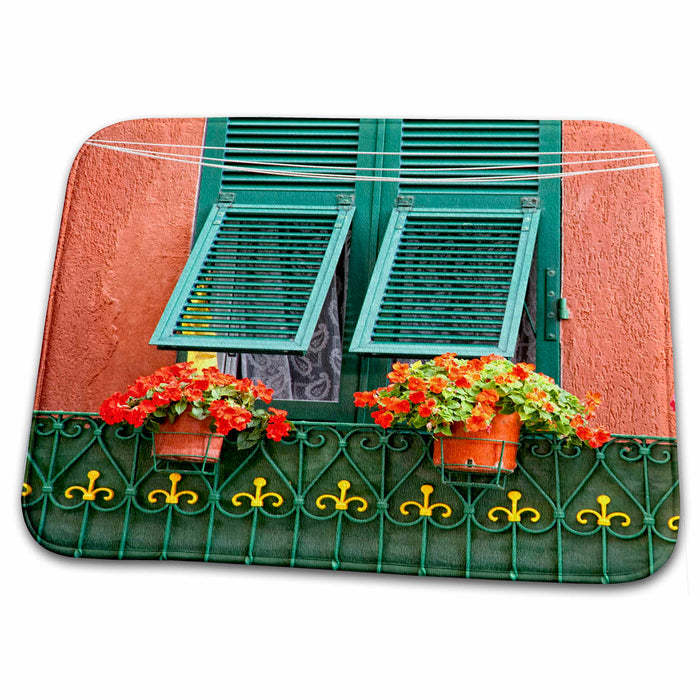 Dish Drying Mat - Italy, Tuscany, Cinque Terre, Riomaggiore house - EU16 RDU0212 - Richard Duval Cinque Terre