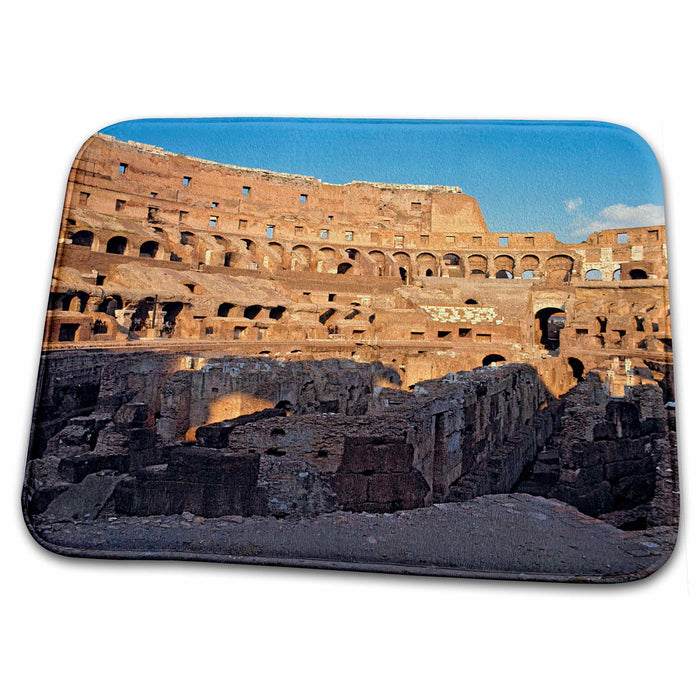 Dish Drying Mat - Italy, Rome. The Colosseum - EU16 RER0063 - Ric Ergenbright Rome