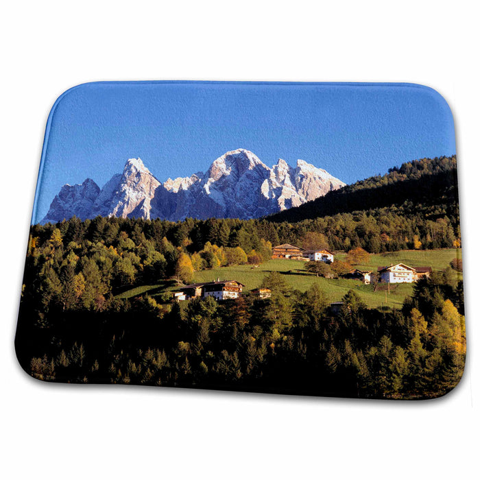 Dish Drying Mat - Italy, Dolomites, Crags of the Odle Group - EU16 RER0091 - Ric Ergenbright Italian Dolomites