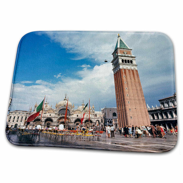 Dish Drying Mat - Italy, Venice, Piazza San Marco, Campanile - EU16 RER0126 - Ric Ergenbright Venice