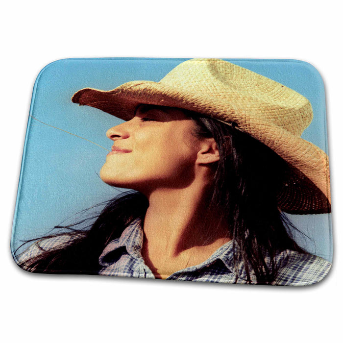 Dish Drying Mat - Cowgirl (MR) - US10 GJO0597 - Greg Johnston Cowgirls