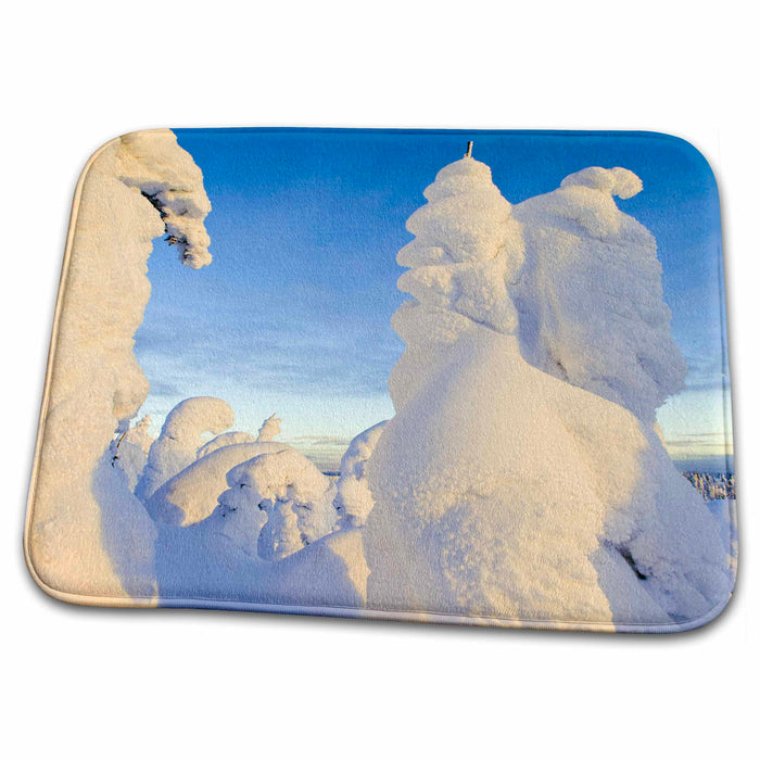 Dish Drying Mat - Snowghosts, Whitefish Mountain Resort, Montana - US27 CHA1263 - Chuck Haney Winter