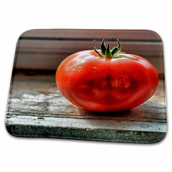 Dish Drying Mat - USA, Oregon, Keizer, Tomato still life - US38 RBR0334 - Rick A. Brown Still Lifes