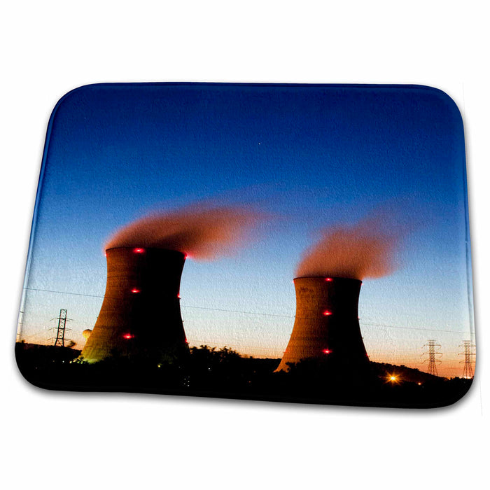 Dish Drying Mat - Pennsylvania, Three Mile Island power plant industry - US39 PSO0004 - Paul Souders Industry