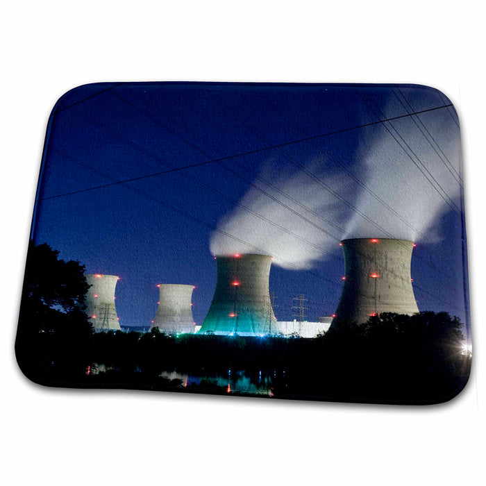 Dish Drying Mat - Pennsylvania, Three Mile Island power plant industry - US39 PSO0011 - Paul Souders Industry