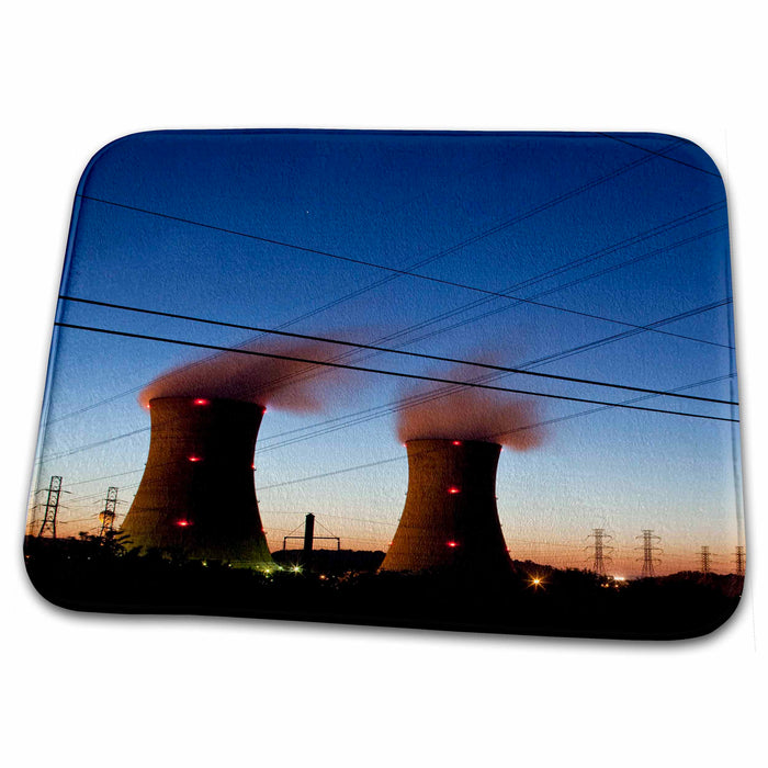 Dish Drying Mat - Pennsylvania, Three Mile Island power plant industry - US39 PSO0015 - Paul Souders Industry