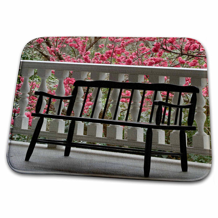 Dish Drying Mat - Porch chair, Magnolia Plantation, South Carolina - US41 AJE0049 - Adam Jones South Carolina