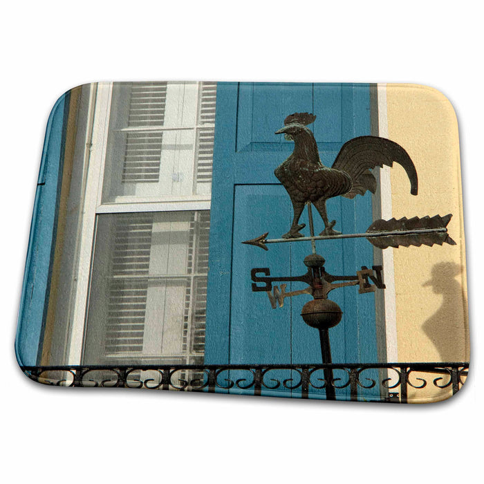 Dish Drying Mat - South Carolina, Charleston, Weathervane - US41 JWL0008 - Joanne Wells Weathervanes