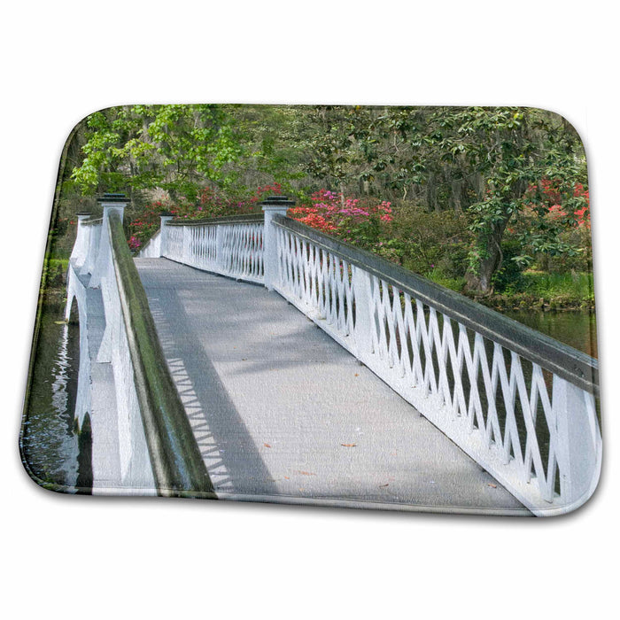 Dish Drying Mat - Bridge, Magnolia Gardens, Charleston South Carolina - US41 RKL0045 - Raymond Klass Gardens