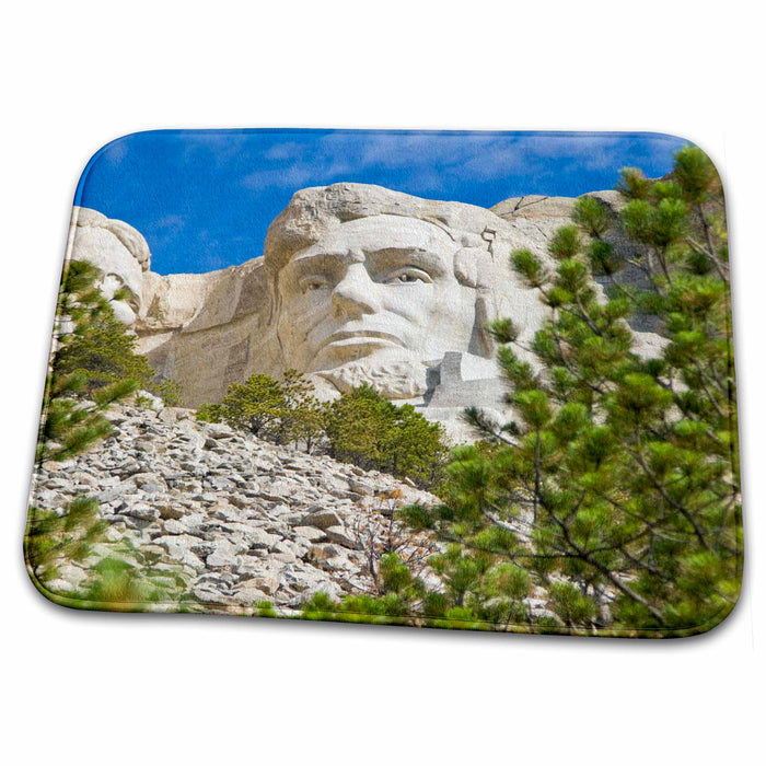 Dish Drying Mat - Abraham Lincoln, Mount Rushmore, South Dakota - US42 BJA0017 - Jaynes Gallery South Dakota