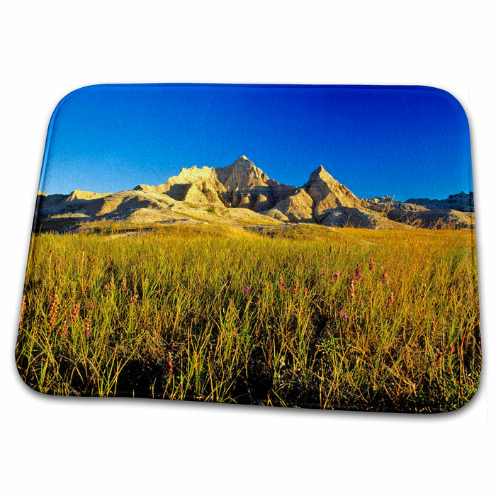 Dish Drying Mat - Badlands National Park in South Dakota - US42 CHA0061 - Chuck Haney South Dakota