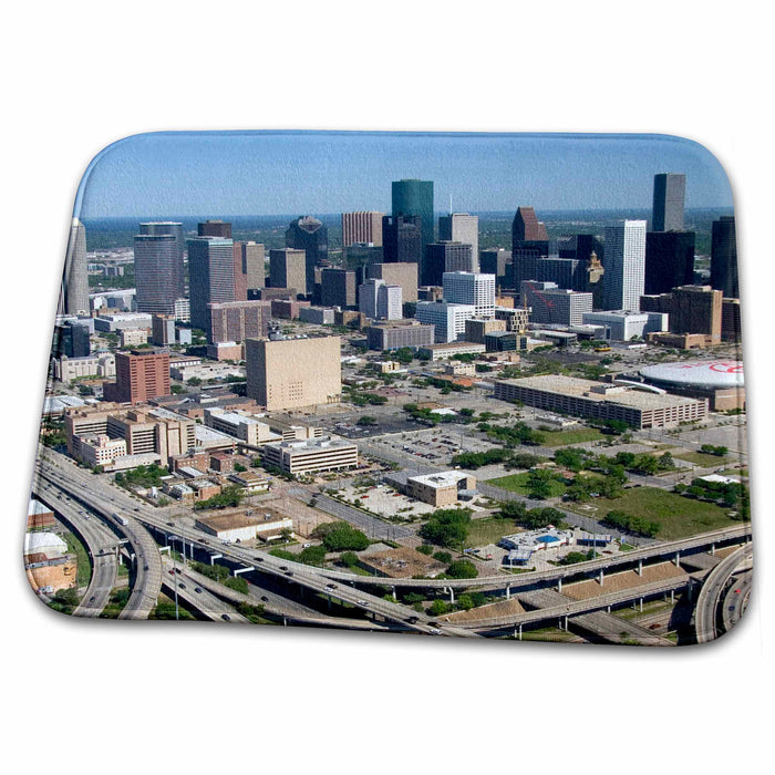 Dish Drying Mat - Interstate 45, US Highway 59, Houston, Texas - US44 DFR0170 - David R. Frazier Texas