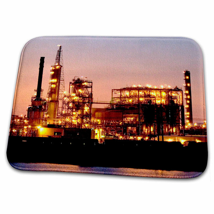 Dish Drying Mat - Industry, Refinery in Texas City, Texas - US44 DFR0207 - David R. Frazier Industry