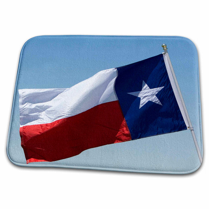 Dish Drying Mat - The Flag of Texas - US44 DFR0209 - David R. Frazier Flags