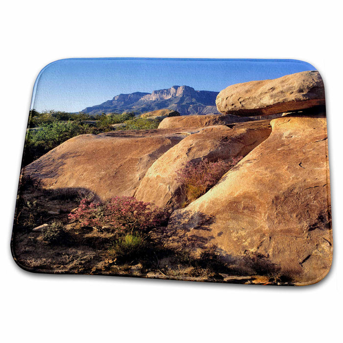 Dish Drying Mat - El Capitan Peak, Guadelupe Mountains NP, Texas - US44 RER0006 - Ric Ergenbright Texas