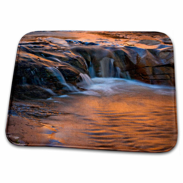 Dish Drying Mat - Utah, Escalante Wilderness. Waterfall, Coyote Gulch - US45 DSV0068 - David Svilar Waterfalls