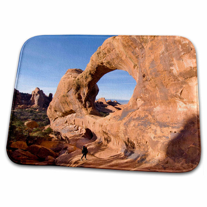 Dish Drying Mat - Double O Arch, Devils Garden, Arches NP, Moab, Utah - US45 HGA0192 - Howie Garber Utah