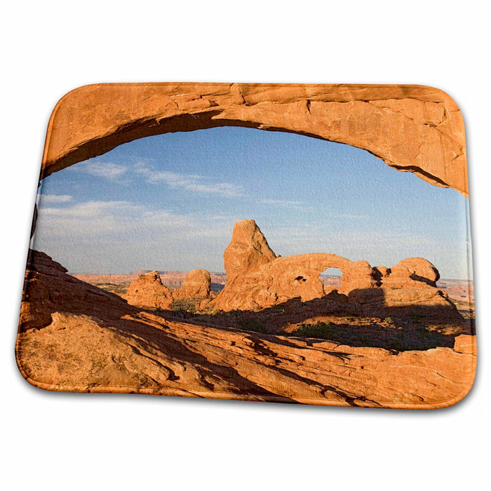 Dish Drying Mat - Utah, Arches NP, Turret Arch, North Window - US45 JWI0118 - Jamie and Judy Wild Utah