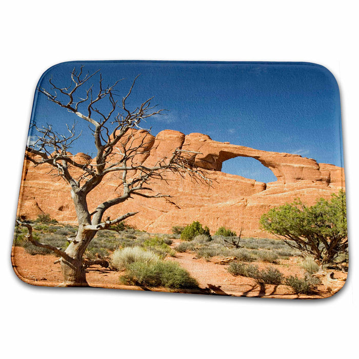 Dish Drying Mat - Utah, Arches NP, Skyline Arch - US45 JWI0125 - Jamie and Judy Wild Utah