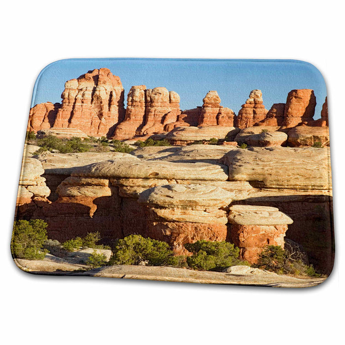 Dish Drying Mat - Utah, Canyonlands NP, The Needles, Rock spires - US45 JWI0156 - Jamie and Judy Wild Utah