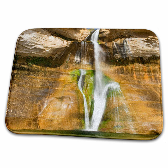 Dish Drying Mat - Grand Staircase Escalante, Calf Creek Waterfall - US45 JWI0161 - Jamie and Judy Wild Waterfalls