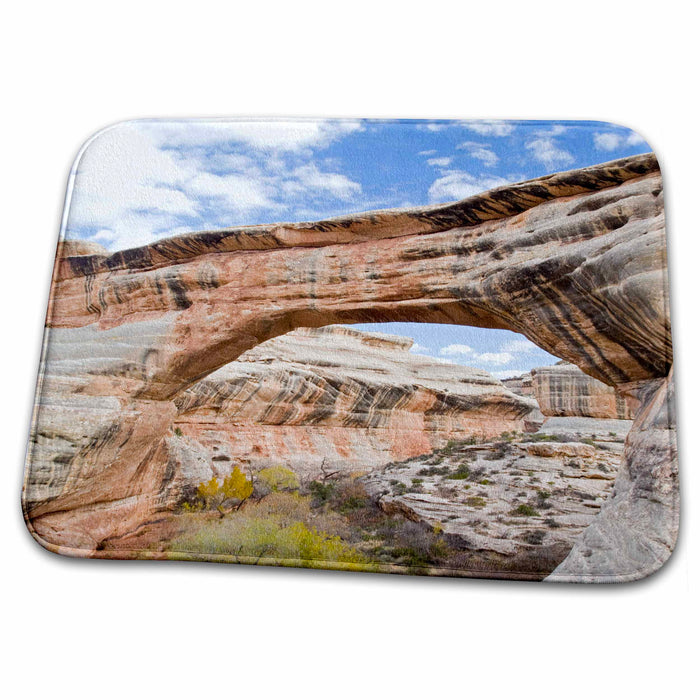 Dish Drying Mat - UT, Natural Bridges Monument, Sipapu Bridge - US45 JWI0406 - Jamie and Judy Wild Utah