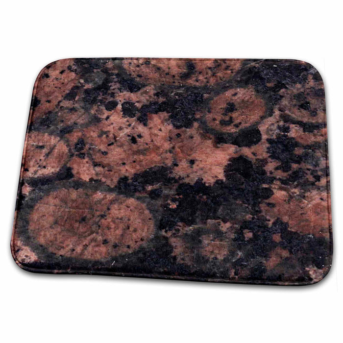 Dish Drying Mat - Baltic brown granite print Anne Collections Granite