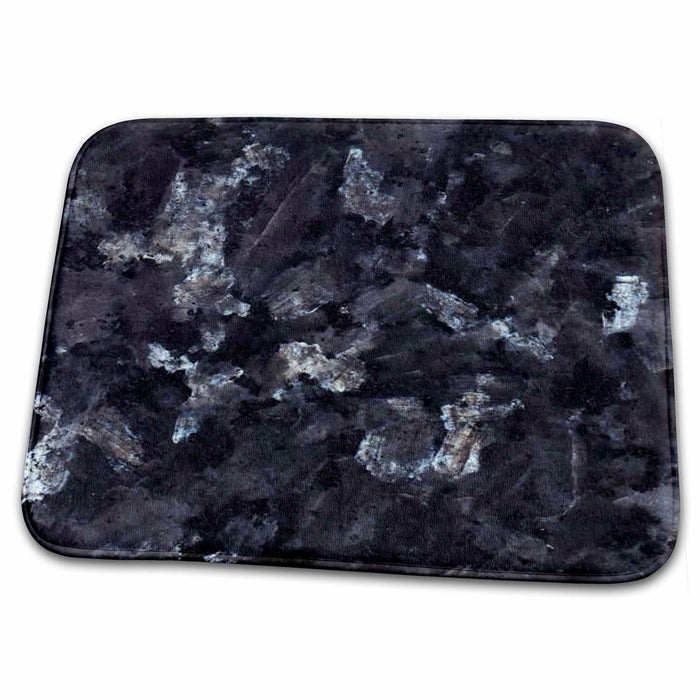 Dish Drying Mat - Blue Pearl granite print Anne Collections Granite