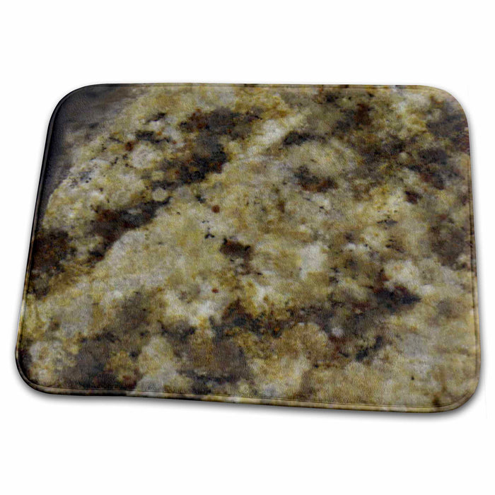 Dish Drying Mat - Giallo Farfalla granite print Anne Collections Granite