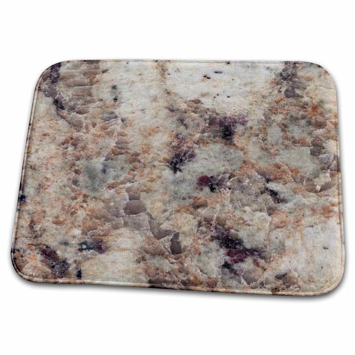 Dish Drying Mat - Giallo Napoleon granite print Anne Collections Granite