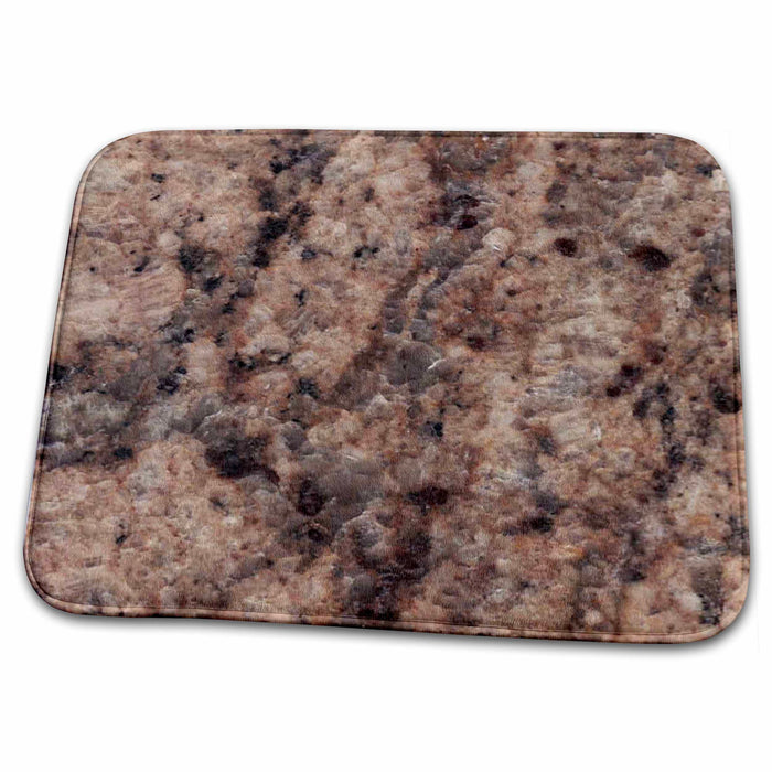 Dish Drying Mat - Giallo Veneziano granite print Anne Collections Granite