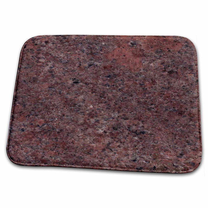 Dish Drying Mat - Juperana Bordeaux granite print Anne Collections Granite