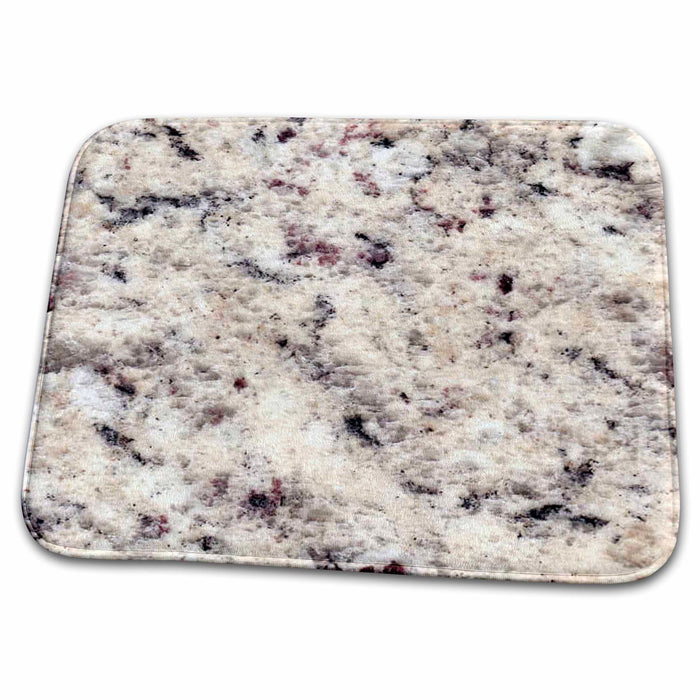 Dish Drying Mat - Bianco Arabesco granite print Anne Collections Granite